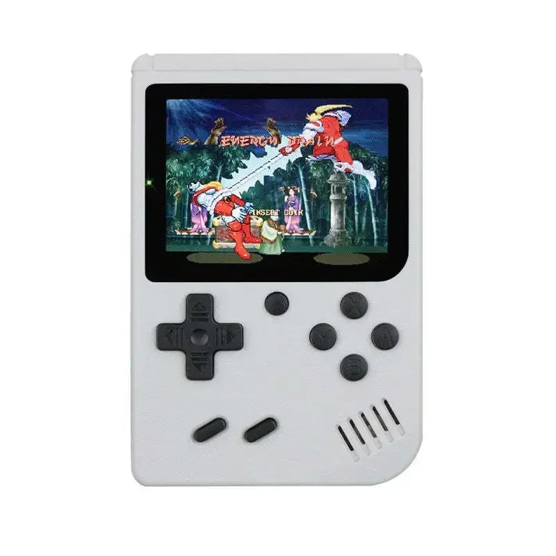 USAMR Mini Portable Retro Handheld Game Console: 400 Classic Nostalgic Games, 3in Screen, 2-Player Support & TV Output