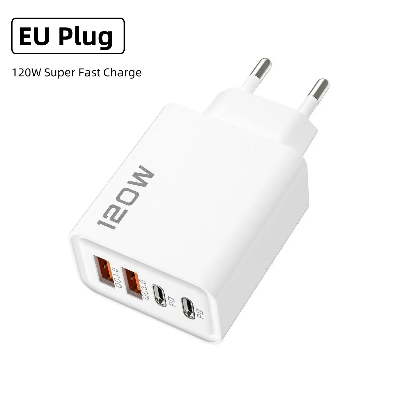 USAMR 120W Fast Charger Type C Quick Charge 3.0 USB Charger Adapter For iPhone PD USB Charger Fast Charging Plug