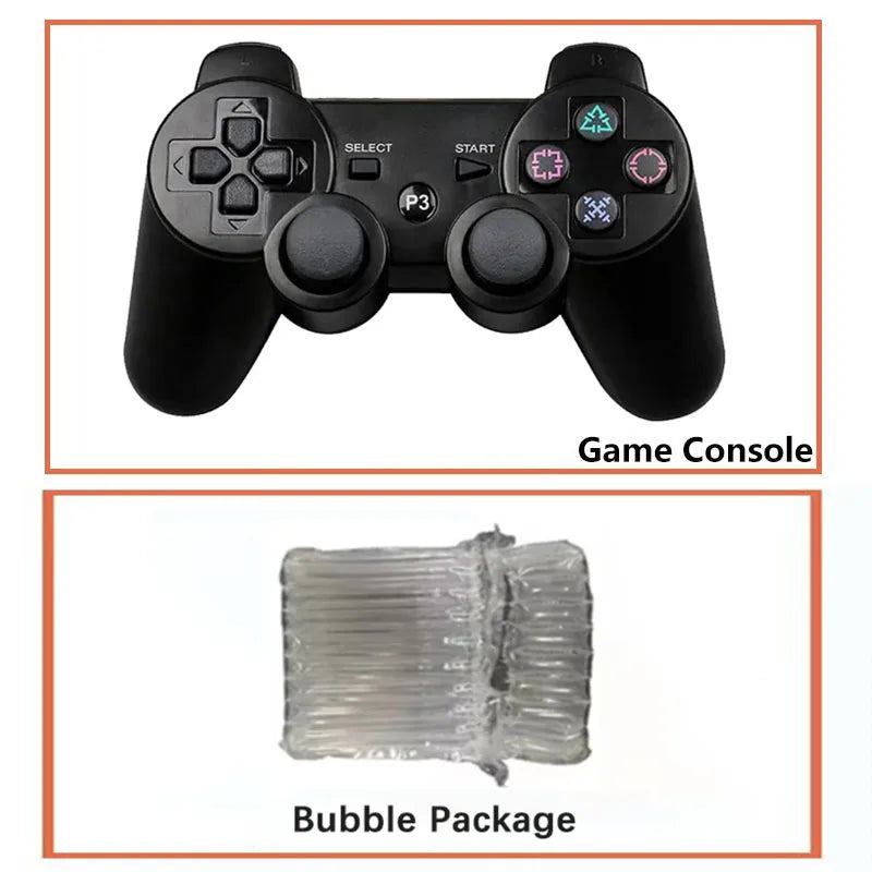 Wireless Gamepad for PS3: Bluetooth Connectivity, Vibration Feedback, ABS Environmental Protection Material & Snowflake Buttons