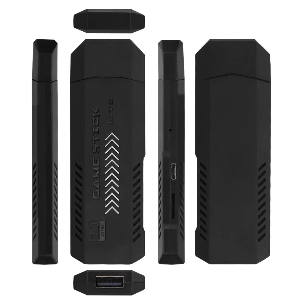 USAMR X2 Plus 4K Game Stick 256GB Retro Gaming Console with Wireless Controllers for 4K Classic Games