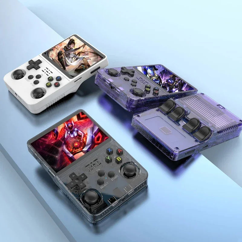 USAMR R35S On-the-Go Handheld Game Console: Linux OS, 3.5-Inch IPS Screen, 3500mAh Battery & Retro Gaming Support