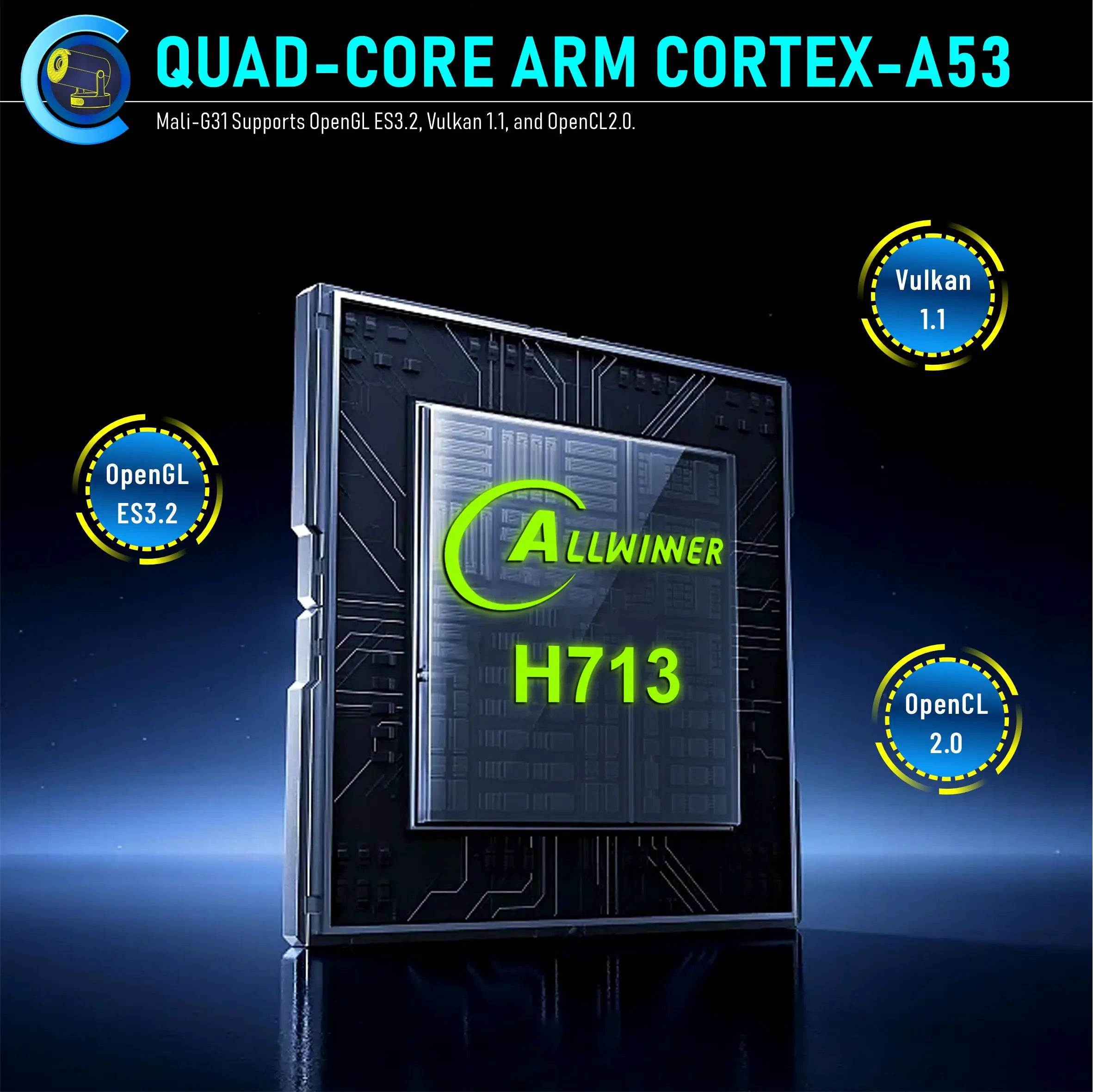 Magcubic HY300 Ultra Portable 4K Projector Android11 300ANSI Electronic Focus BT54 Speaker Outdoor Camping Movie