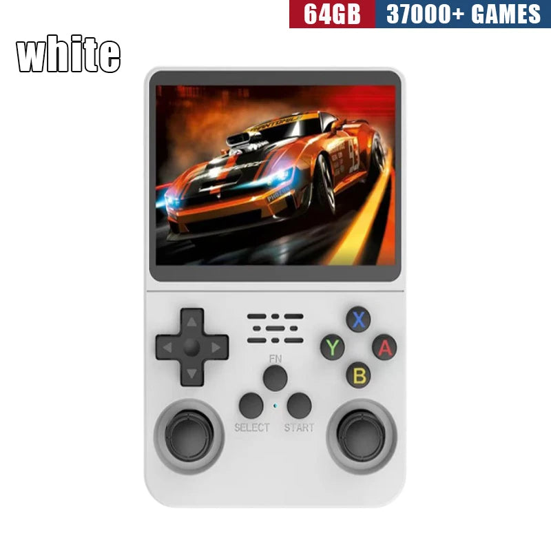 USAMR K36 Portable Classic Gaming Player for Kids: 3.5-Inch IPS Screen & 256GB Large Memory Retro Handheld Console