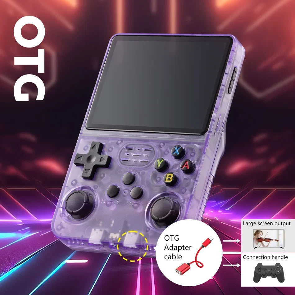 R36S Retro Handheld Game Console: Linux System, 3.5-Inch IPS Screen & 256G Preloaded Games – Portable Pocket Gaming Powerhouse