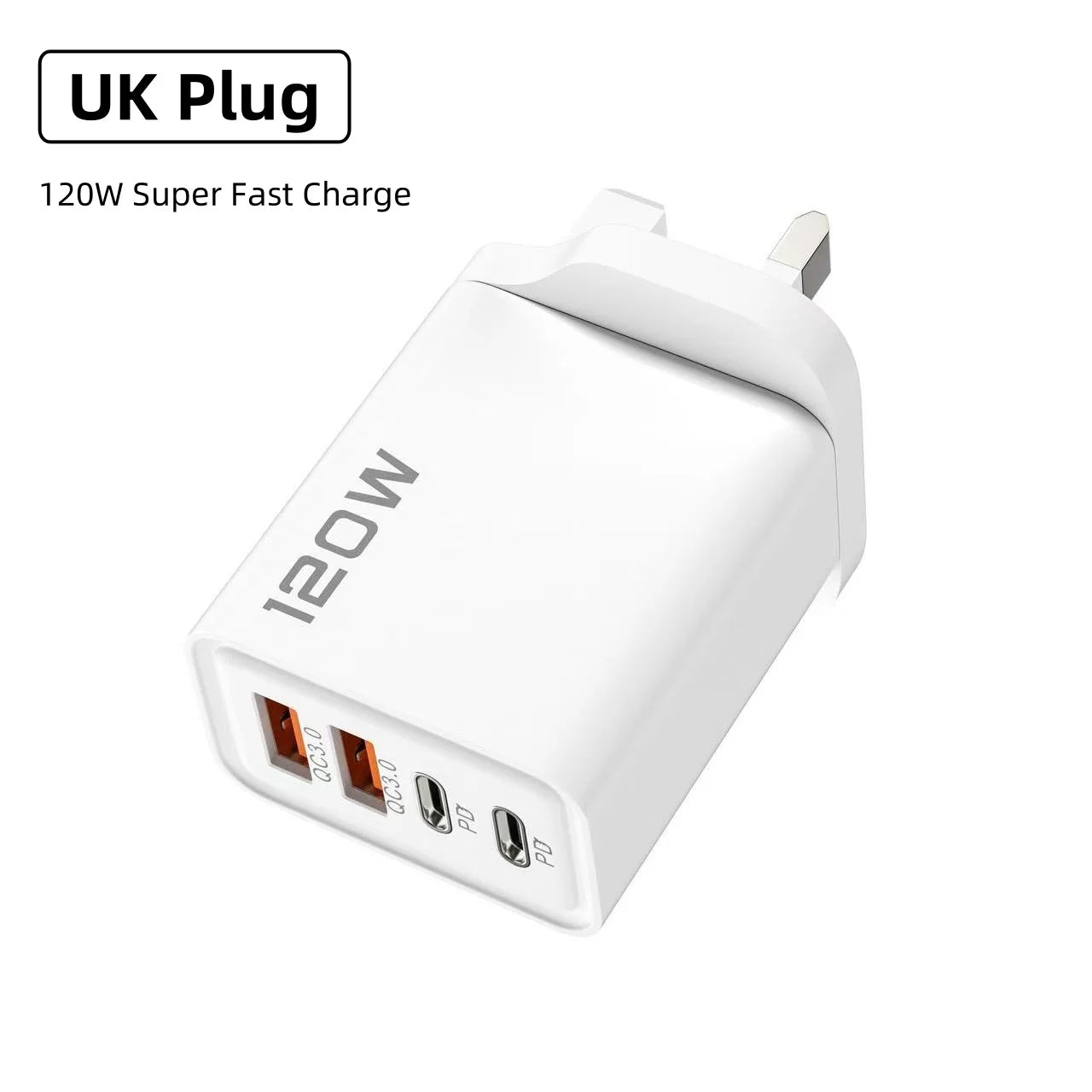 USAMR 120W Fast Charger Type C Quick Charge 3.0 USB Charger Adapter For iPhone PD USB Charger Fast Charging Plug